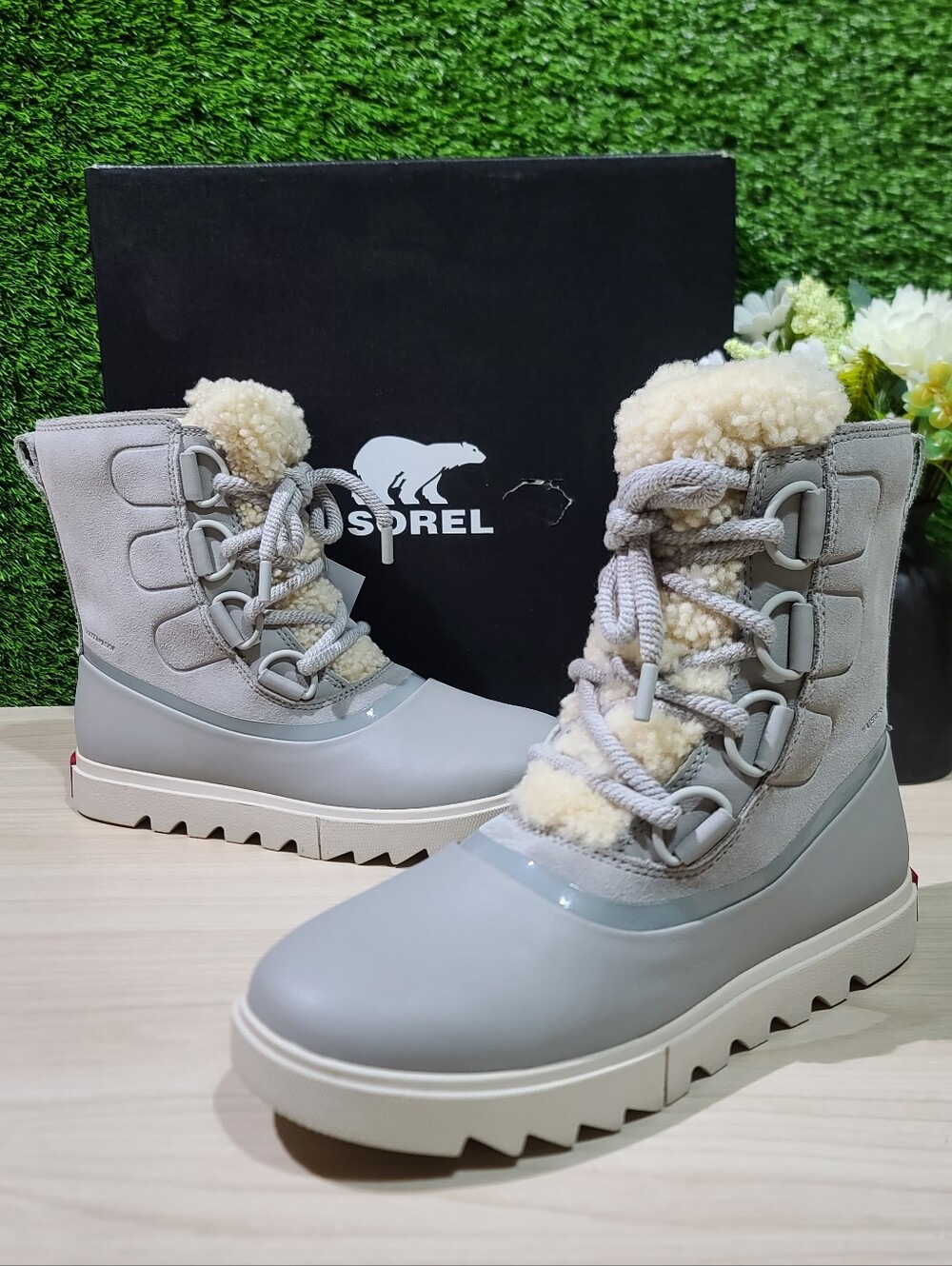 Sorel Joan of Arctic Next Lite Waterproof Boots / Dove US Women's 7.5 NEW